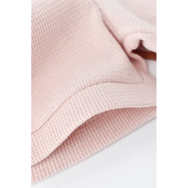 Set tricou cu panataloni scurti - 100% bumbac organic - Roz, Baby Cosy (Marime: 6-9 luni) JEMBC-CSYW1023-6