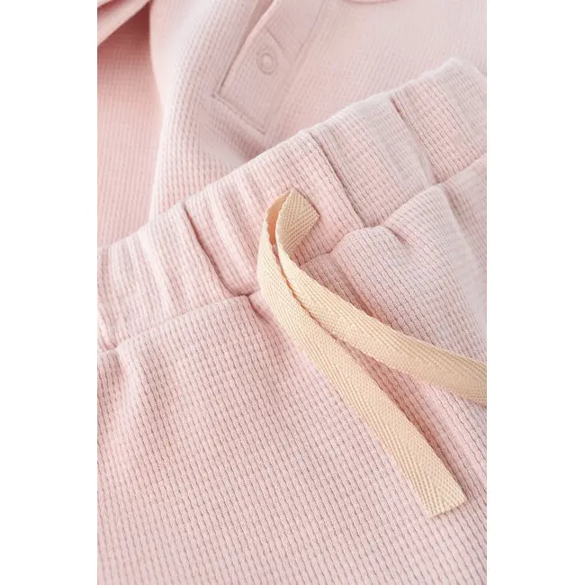 Set tricou cu panataloni scurti - 100% bumbac organic - Roz, Baby Cosy (Marime: 6-9 luni) JEMBC-CSYW1023-6