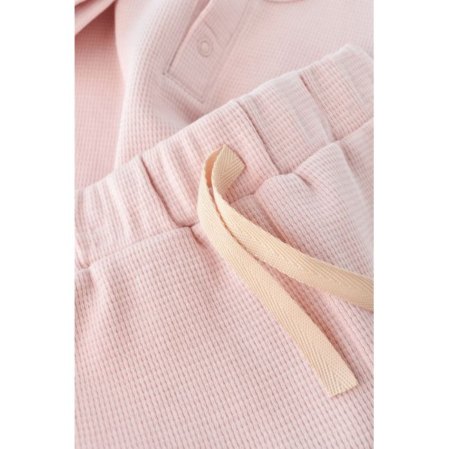 Set tricou cu panataloni scurti - 100% bumbac organic - Roz, Baby Cosy (Marime: 9-12 luni) JEMBC-CSYW1023-9
