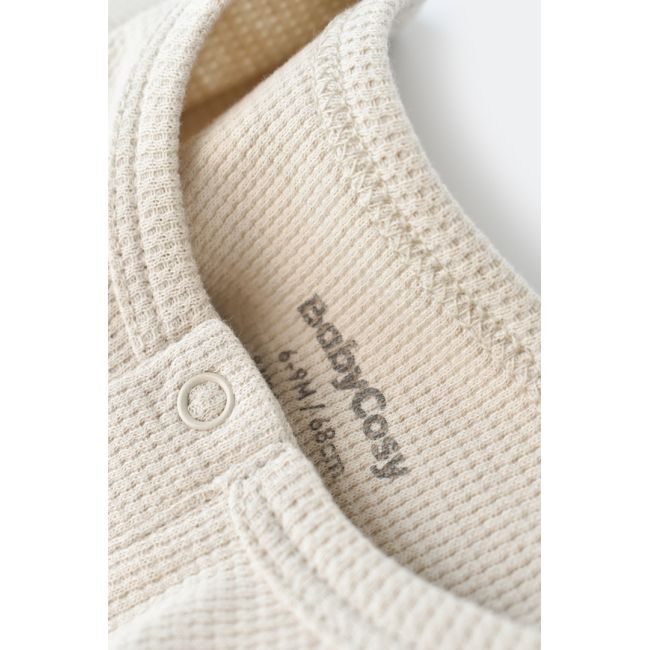 Set tricou cu panataloni scurti - 100% bumbac organic - Stone, Baby Cosy (Marime: 3-6 Luni) JEMBC-CSYW1018-3