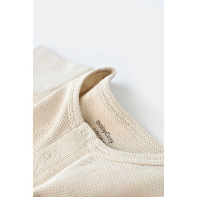 Set tricou cu panataloni scurti - 100% bumbac organic - Stone, Baby Cosy (Marime: 3-6 Luni) JEMBC-CSYW1018-3