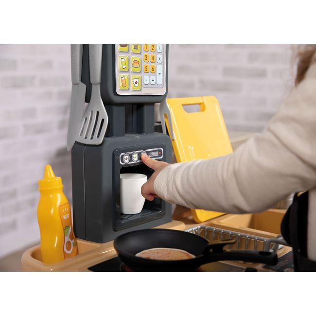 Restaurant pentru copii smoby food corner negru hubs7600310910