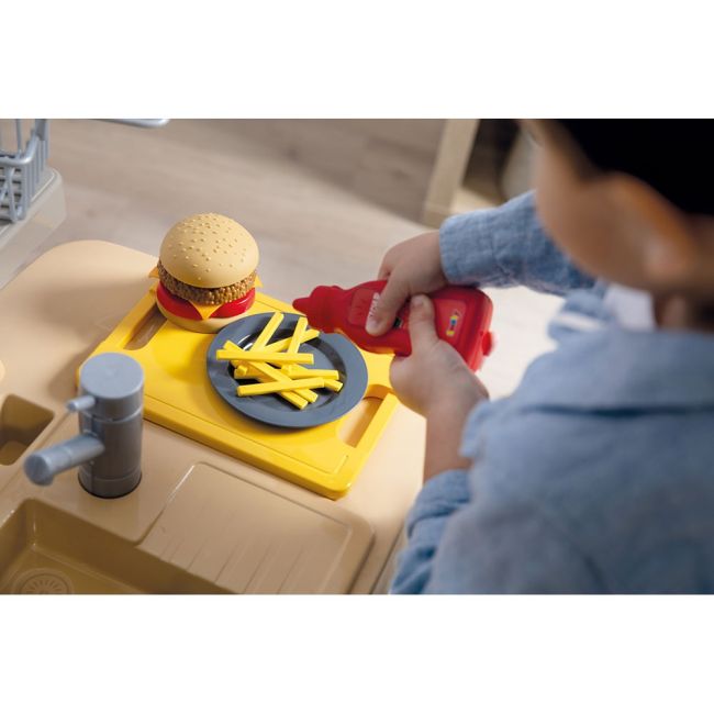 Restaurant pentru copii smoby food corner negru hubs7600310910