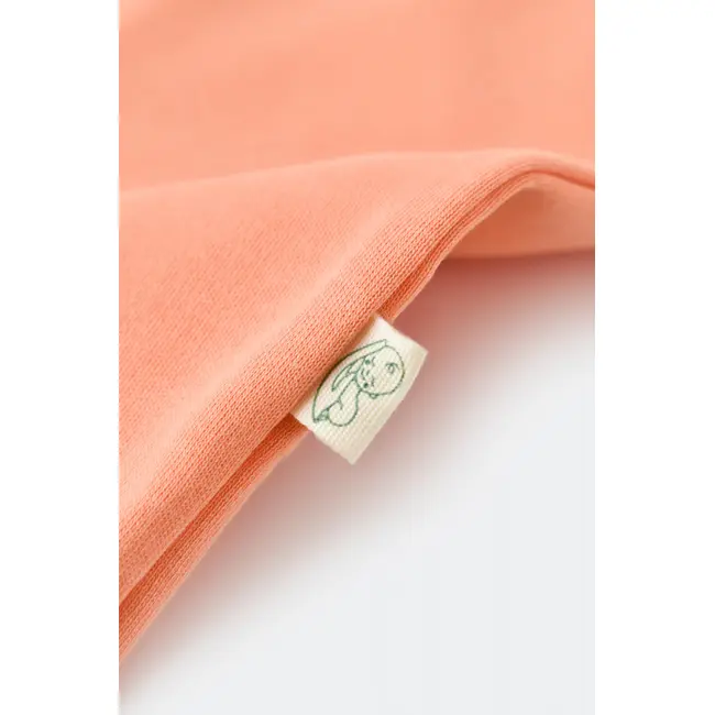 Salopeta cu fermoar cu maneca lunga si panataloni lungi - 100%bumbac organic - Roz Piersica, BabyCosy (Marime: 18-24 Luni) JEMBC-CSY3038-18