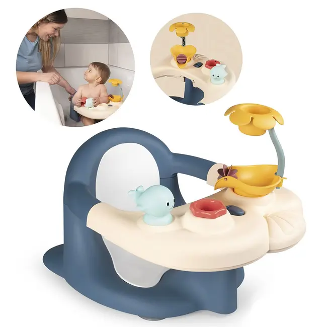 Scaun de baie smoby baby bath time albastru hubs7600140404
