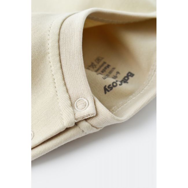 Set bluzita cu maneca lunga si panataloni lungi - bumbac organic 100% - Crem, Baby Cosy (Marime: 9-12 luni) JEMBC-CSY3027-9