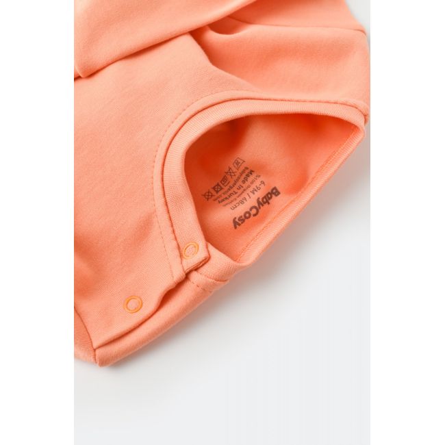 Set bluzita cu maneca lunga si panataloni lungi - bumbac organic 100% - Roz, Baby Cosy (Marime: 18-24 Luni) JEMBC-CSY3032-18