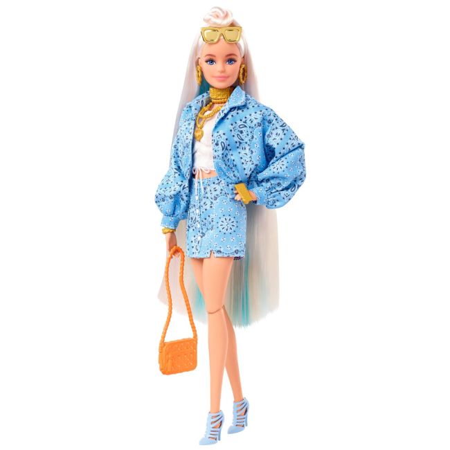 BARBIE PAPUSA BARBIE EXTRA BARBIE CU BANDANA VIVMTHHN08