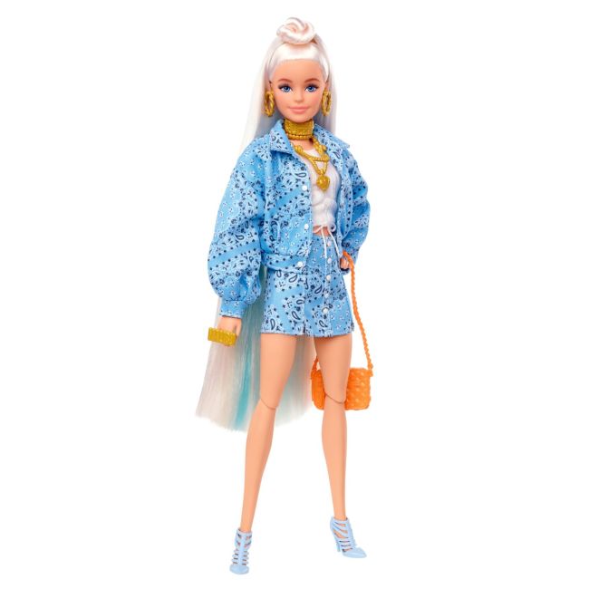 BARBIE PAPUSA BARBIE EXTRA BARBIE CU BANDANA VIVMTHHN08