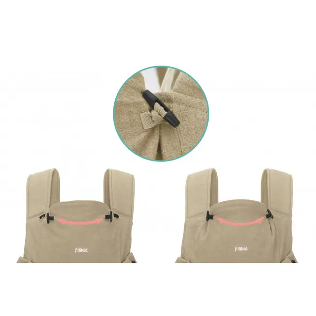 Marsupiu Natural RA 3.5-20 kg, beige Fillikid KRSMC03-09