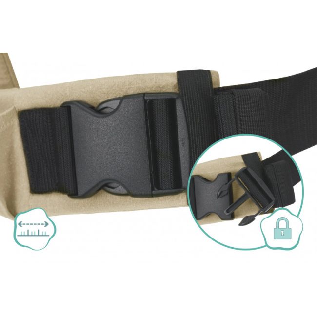 Marsupiu Natural RA 3.5-20 kg, green Fillikid KRSMC03-54