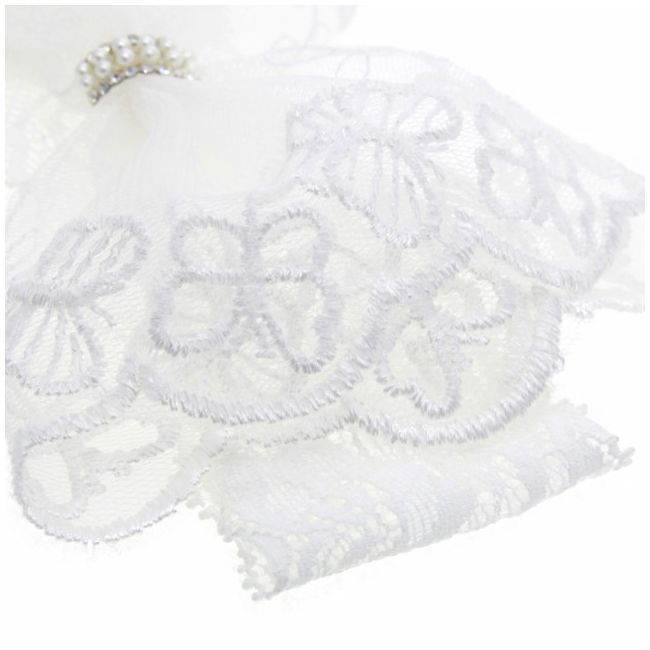 Bentita eleganta pentru bebeluse - fundita brodata (marime disponibila: 0-12 luni) adhc114.0-12 luni