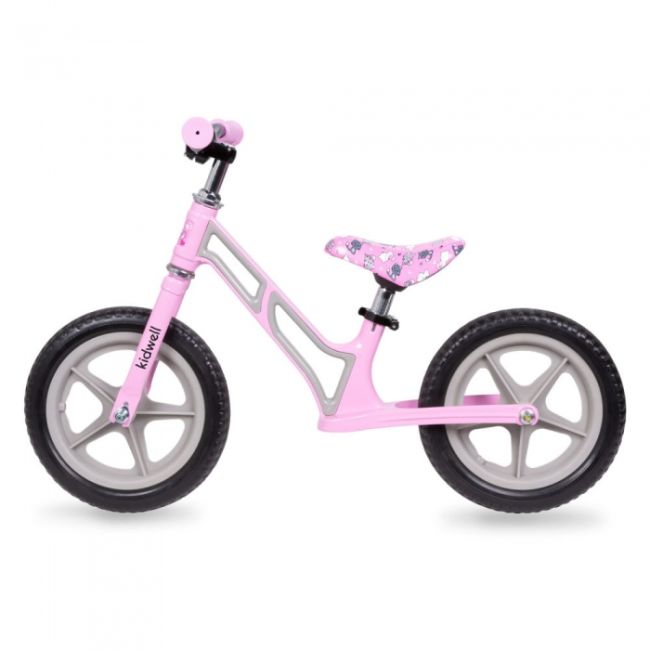 Bicicleta fara pedale cu cadru din magneziu kidwell comet - pink gray edeedirobicom01a3