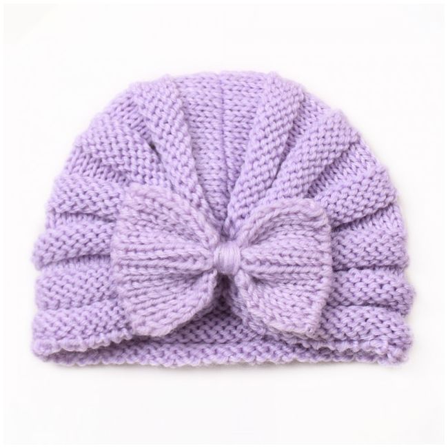 Caciulita crosetata tip turban cu fundita ADx-22035-sa1