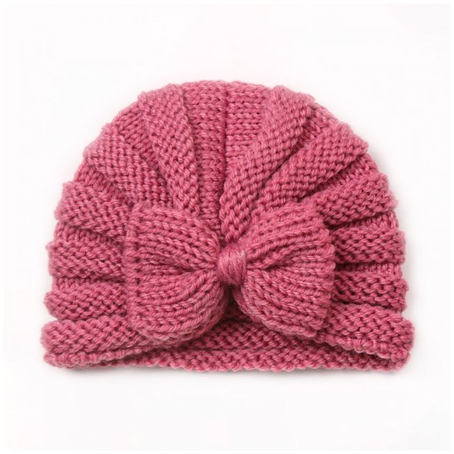 Caciulita crosetata tip turban cu fundita ADx-22035-sa1