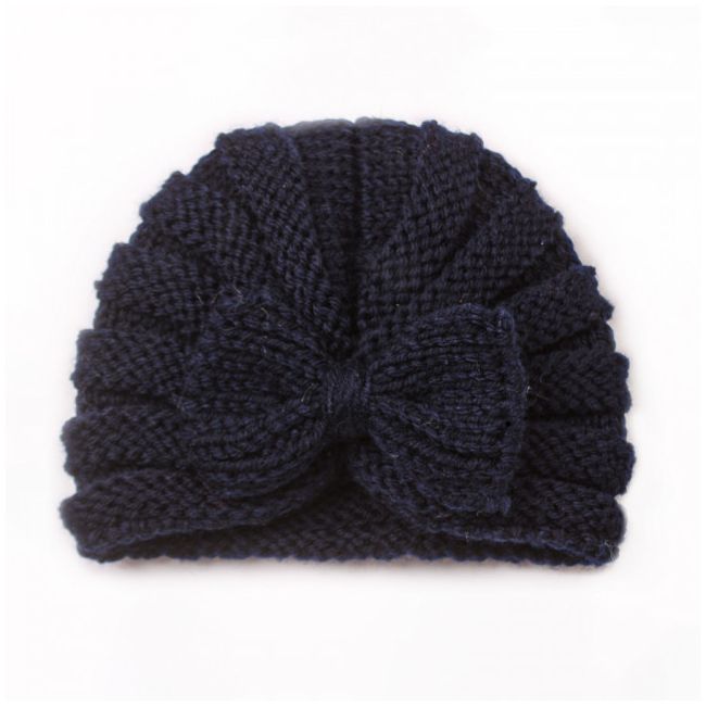 Caciulita crosetata tip turban cu fundita ADx-22035-sa1