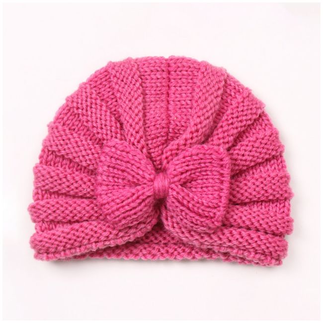 Caciulita crosetata tip turban cu fundita ADx-22035-sa1