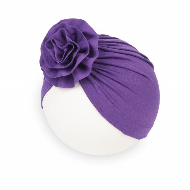 Caciulita tip turban cu floare aplicata in fata MBMZ070-CT11