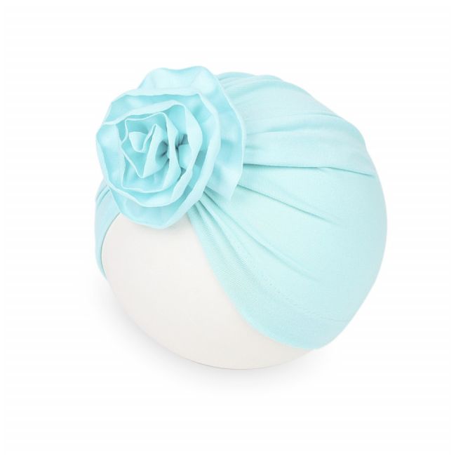 Caciulita tip turban cu floare aplicata in fata MBMZ070-CT11