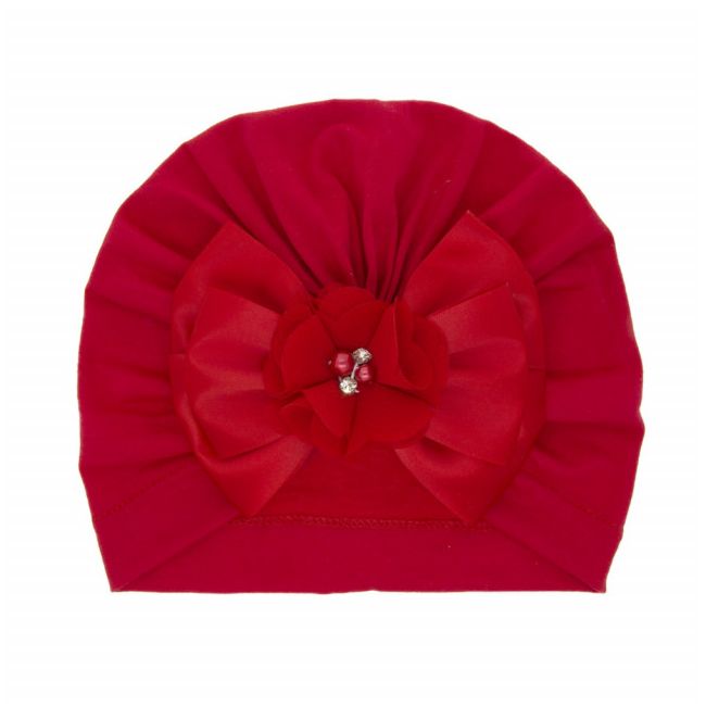 Caciulita tip turban cu funda din satin aplicata in fata MDMZ048-CT5