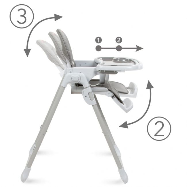 Scaun de masa multifunctional kidwell beno - gray edeedikrwyben02a1