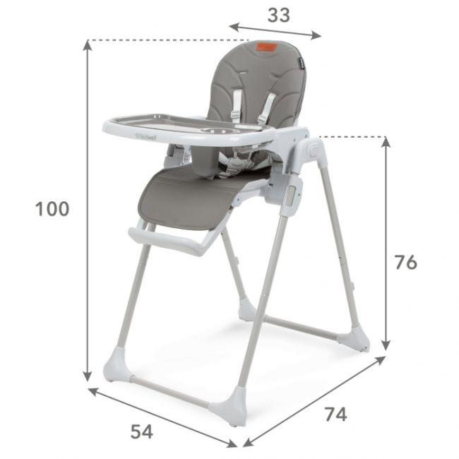 Scaun de masa multifunctional kidwell beno - gray edeedikrwyben02a1