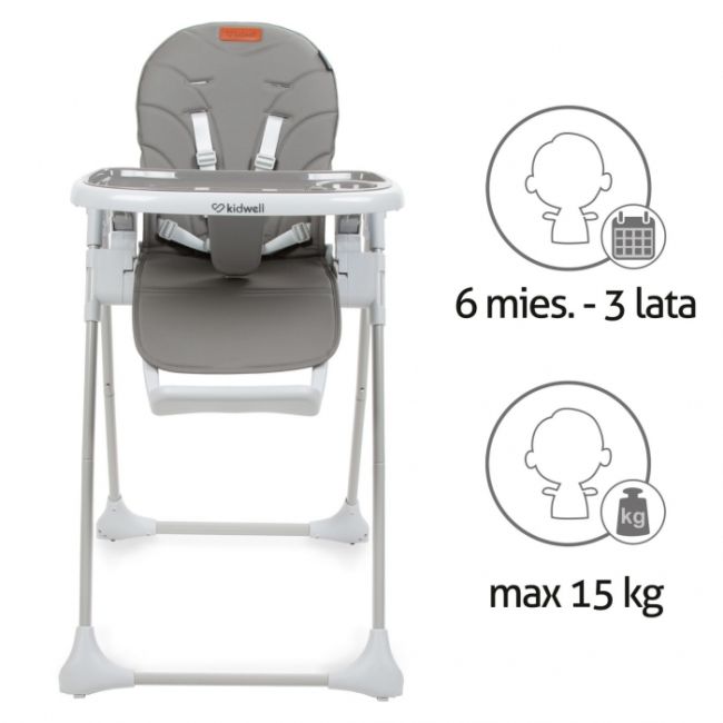Scaun de masa multifunctional kidwell beno - gray edeedikrwyben02a1