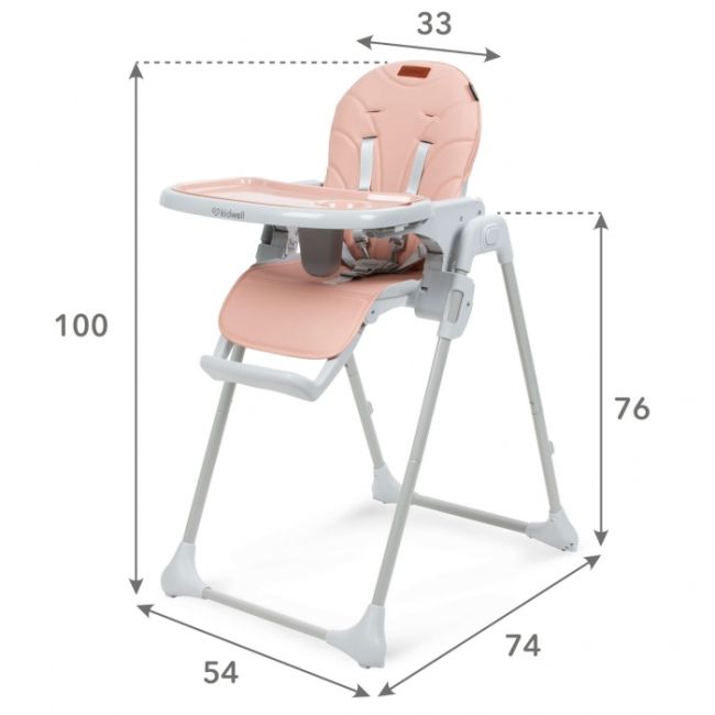 Scaun de masa multifunctional kidwell beno - pink edeedikrwyben01a1
