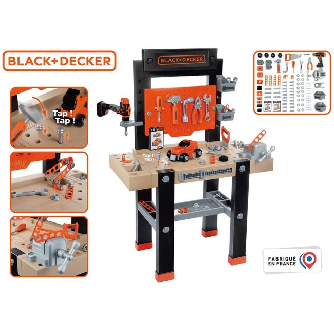Atelier smoby black & decker bricolo center hubs7600360727