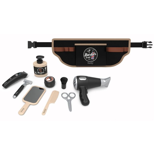 Centura frizer smoby barber and cut negru cu accesorii hubs7600320152