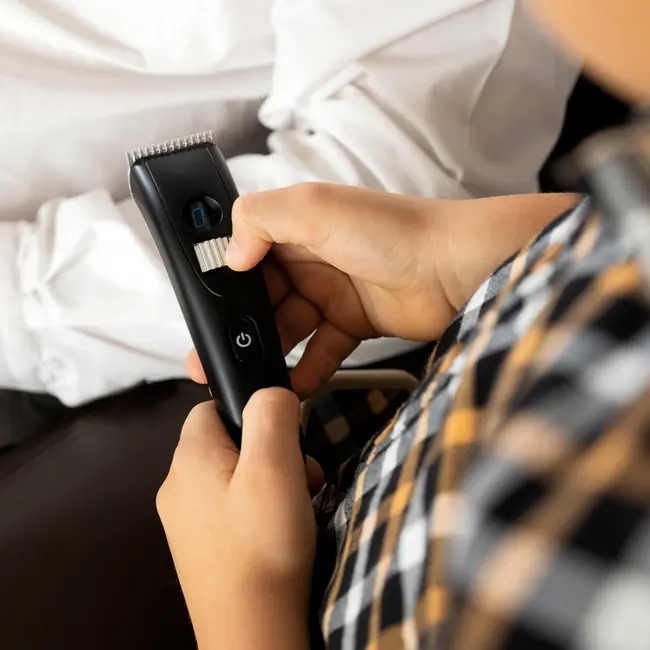 Centura frizer smoby barber and cut negru cu accesorii hubs7600320152