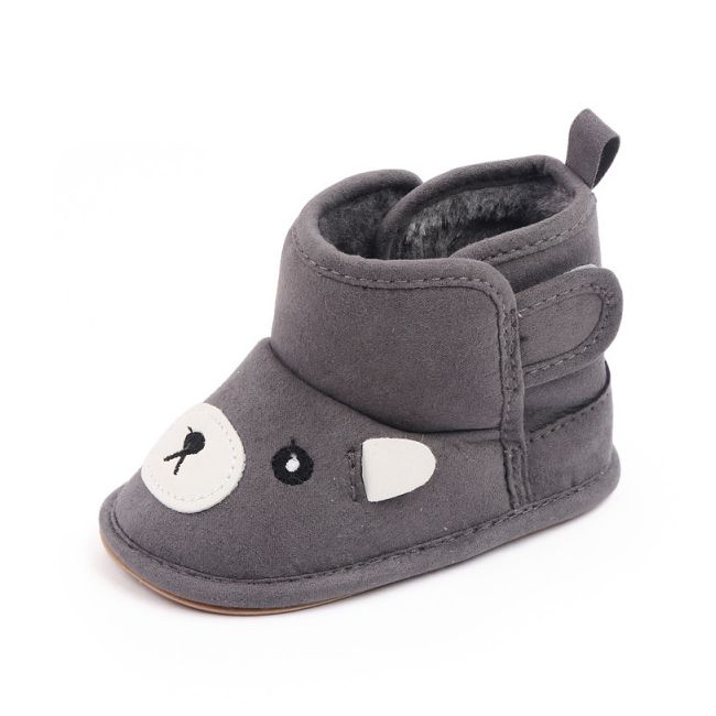 Cizmulite pentru baietei - grey teddy (marime disponibila: 3-6 luni (marimea 18 incaltaminte)) mdm22-4-2-p4.3-6 luni (marimea 18 incaltaminte)