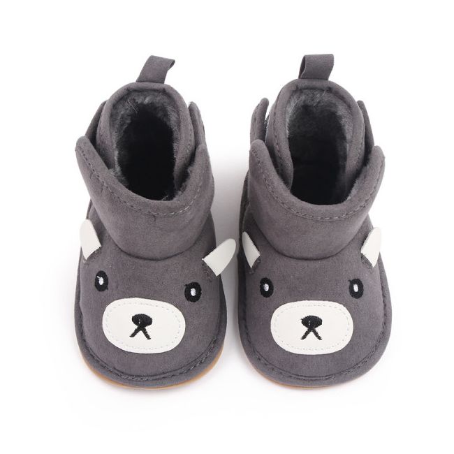 Cizmulite pentru baietei - grey teddy (marime disponibila: 3-6 luni (marimea 18 incaltaminte)) mdm22-4-2-p4.3-6 luni (marimea 18 incaltaminte)