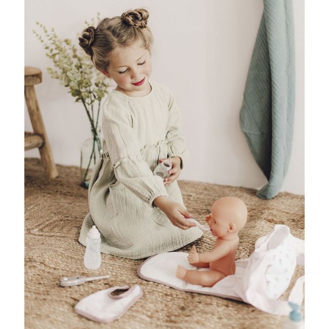 Gentuta de infasat pentru papusa smoby baby nurse changing bag crem cu accesorii hubs7600220369