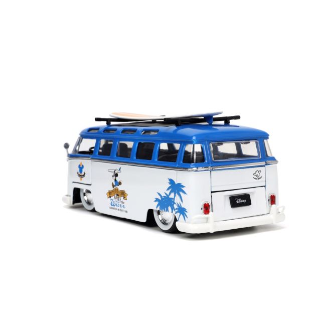 JADA MASINA DIN METAL VOLKSWAGEN T1 BUS SCARA 1 LA 24 SI FIGURINA MICKEY MOUSE VIV253075001
