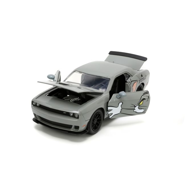 JADA MASINA METALICA DODGE CHALLENGER HELLCAT SCARA 1 LA 24 SI FIGURINA JERRY VIV253255047