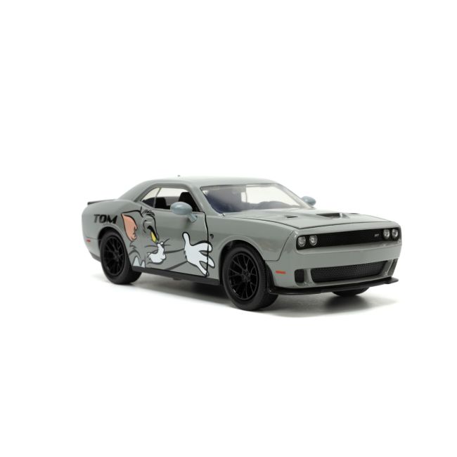 JADA MASINA METALICA DODGE CHALLENGER HELLCAT SCARA 1 LA 24 SI FIGURINA JERRY VIV253255047