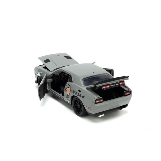 JADA MASINA METALICA DODGE CHALLENGER HELLCAT SCARA 1 LA 24 SI FIGURINA JERRY VIV253255047
