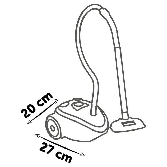 Jucarie smoby aspirator vacuum cleaner negru hubs7600330217