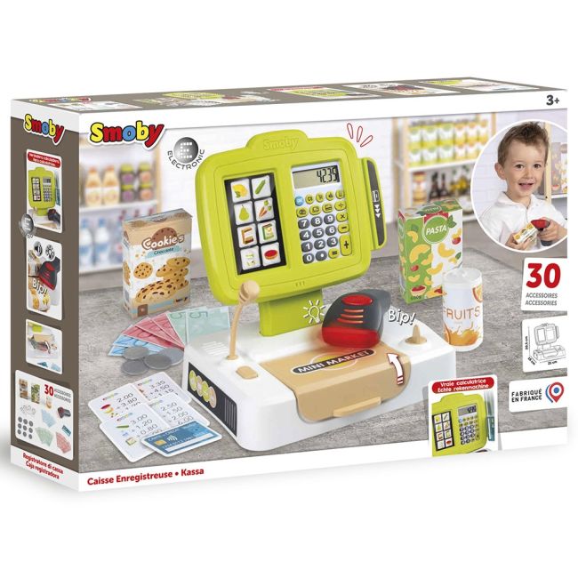 Jucarie smoby casa de marcat small cash register verde hubs7600350113