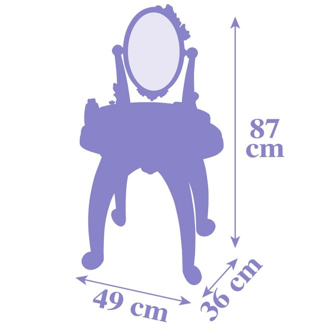 Jucarie smoby masuta de machiaj frozen hairdresser 2 in 1 hubs7600320244