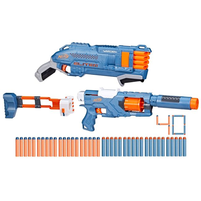 NERF BLASTER SET DUBLE DEFENSE ELITE 2.0 VIVF5033