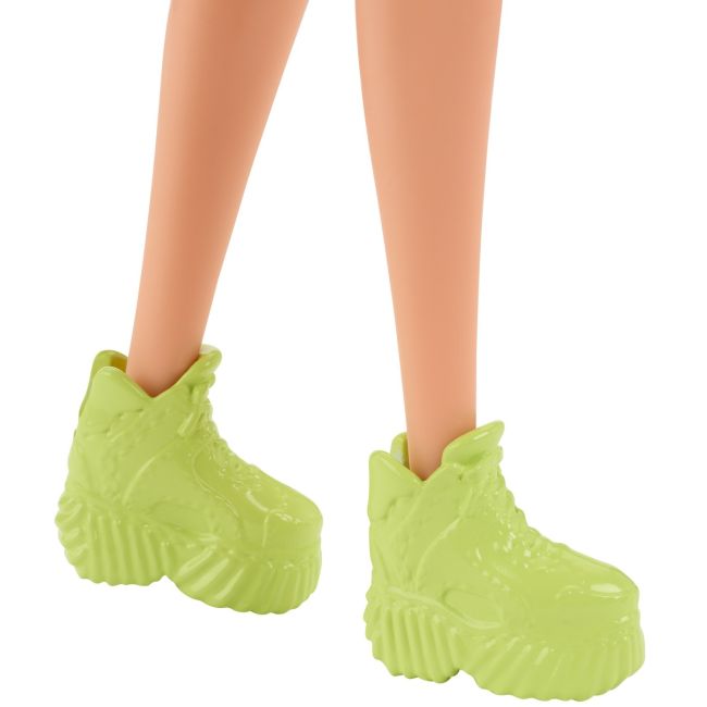 PAPUSA BARBIE FASHIONISTA BLONDA CU SUVITE MOV VIVMTFBR37_HBV22
