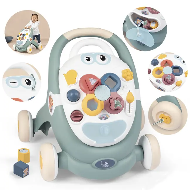 Premergator smoby trotty walker 3 in 1 verde hubs7600140304