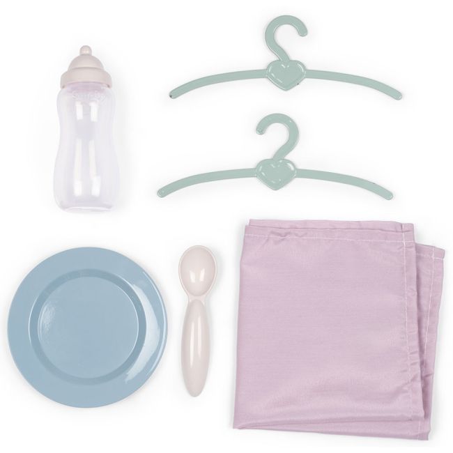 Valiza multifunctionala pentru papusi smoby baby nurse 3 in 1 maro hubs7600220374
