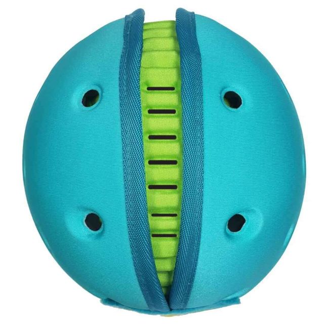 Casca protectie bebelusi cu spuma flexibila, ultrausoara, reglabila, 7-24 luni, albastra, SafeHeadBaby Owl, SHB002
