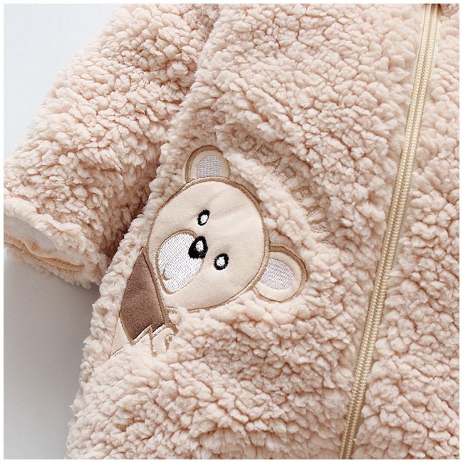 Combinezon crem plusat - Dear Baby AM08-253