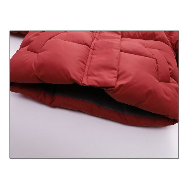 Geaca caramizie din fas pentru copii - Lully AM08-106-AC