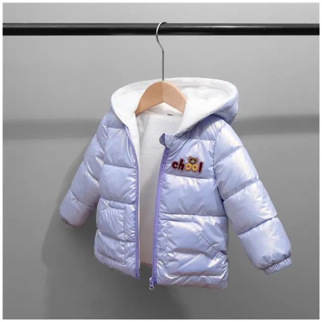 Geaca gri din fas pentru copii - Chool MD08-140-AC