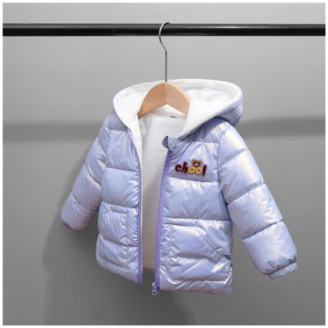 Geaca gri din fas pentru copii - Chool MD08-140-AC